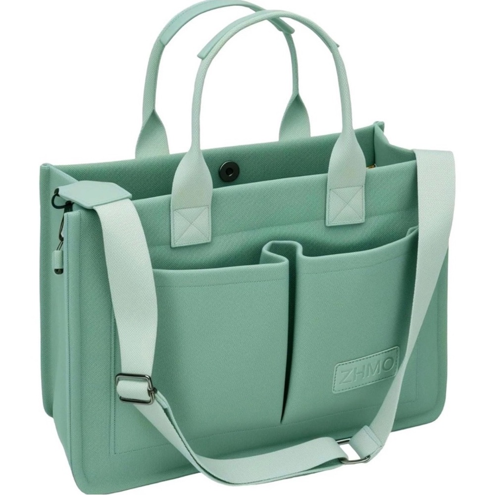 Mint Green ZHMO Tote Bag